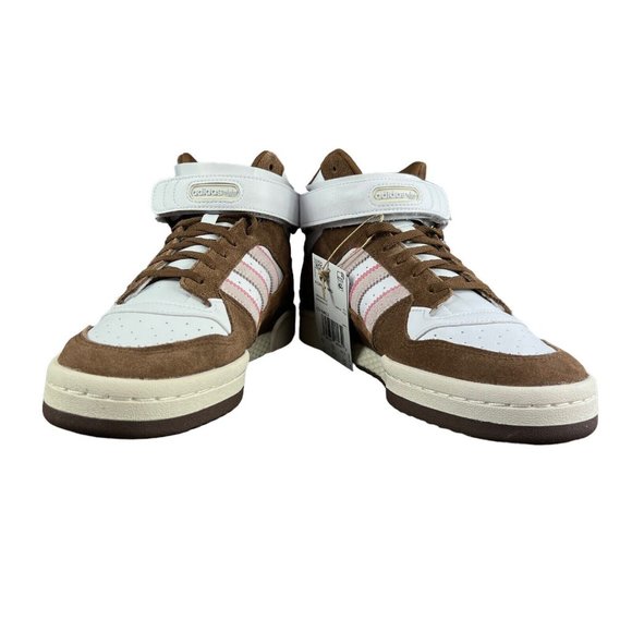 Adidas Forum Mid Chocolate To My Strawberry Brown Shoes GY6802 Men's Sz 9 - 11.5 - Picture 8 of 9